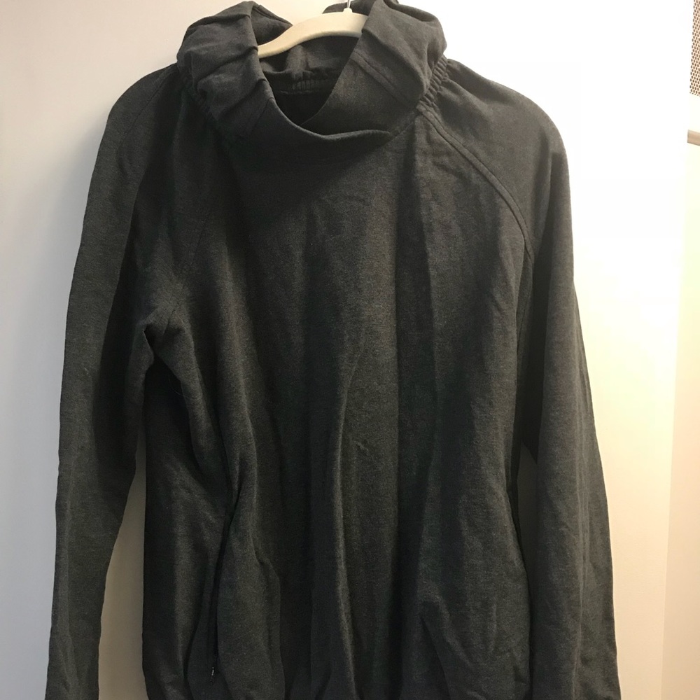 Dark grey lululemon pull over jacket!